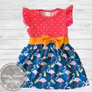 Tropical Flamingo Dress
